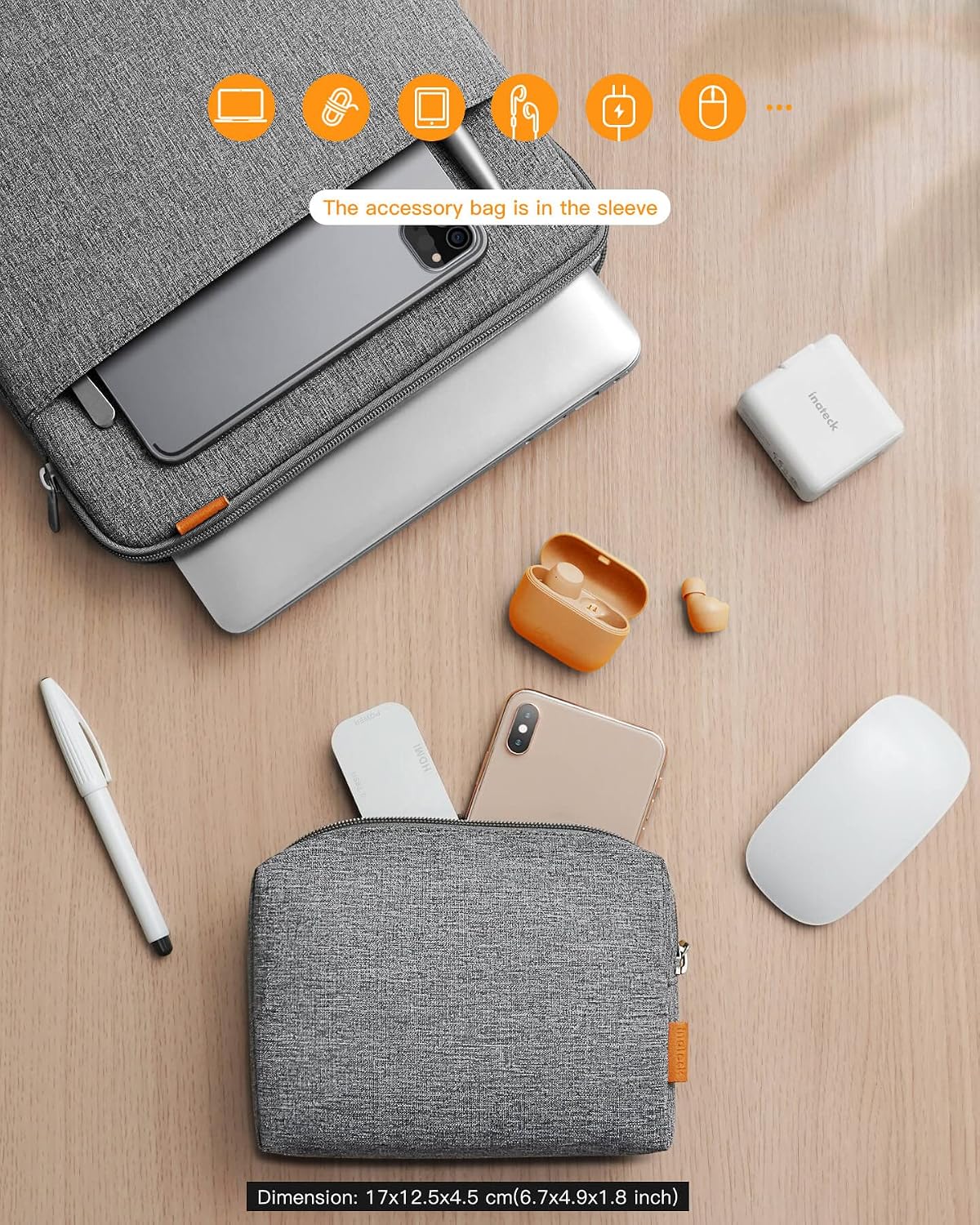 Thumbnail 4 de Inateck 360° Protection Laptop Sleeve 15-inch