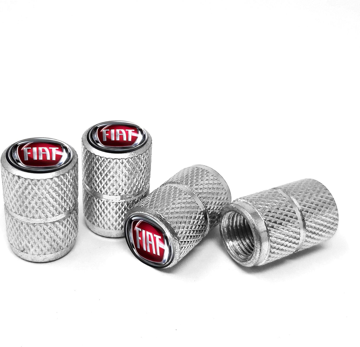 Tappi Cappucci Coprivalvole Compatibili per Fiat – Set da 4