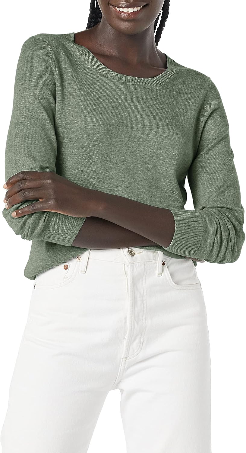 Thumbnail 5 de Amazon Essentials Damen leichter Langarm-Pullover mit Rundhalsausschnitt (auch in Übergröße)