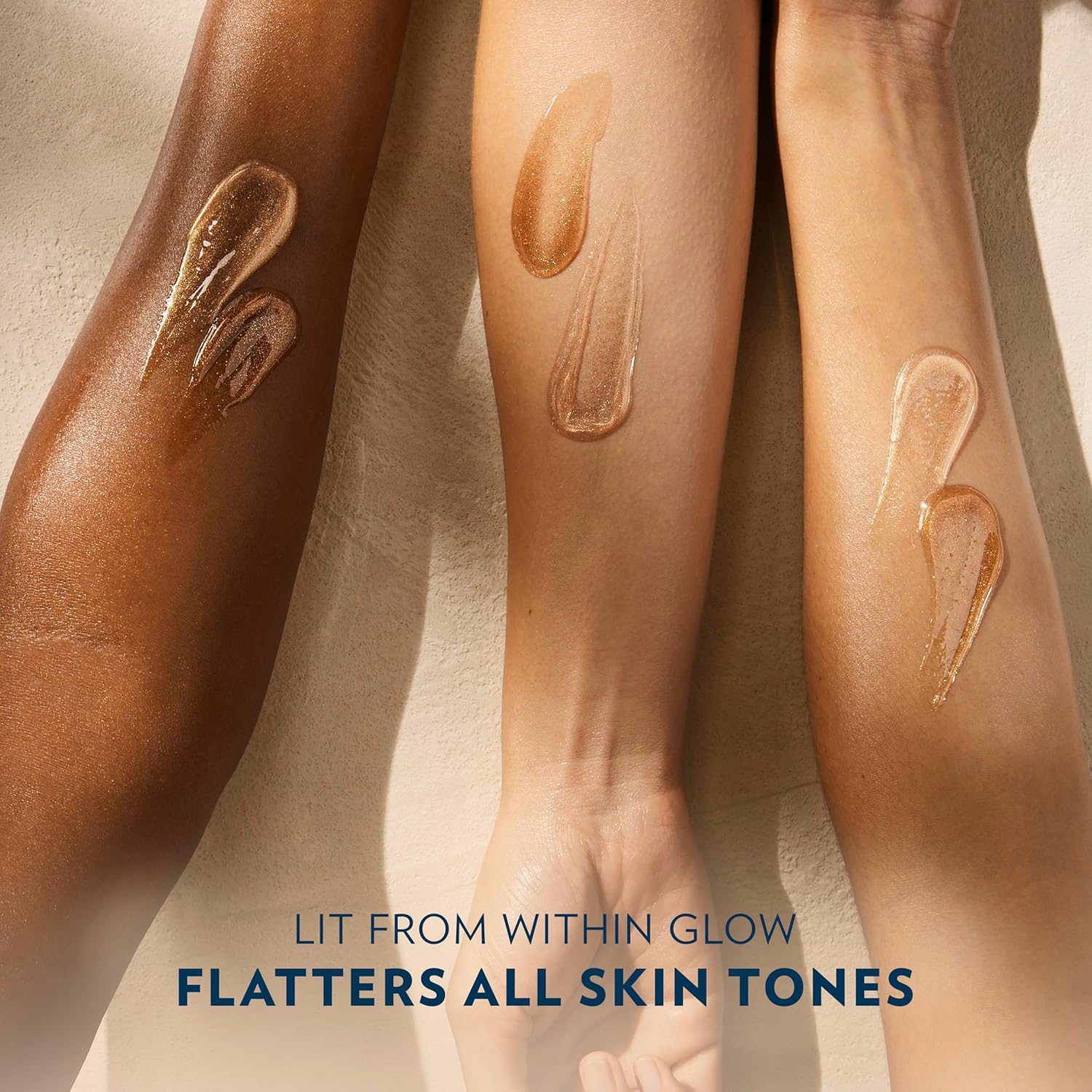 Thumbnail 4 de Vaseline Glazed and Glisten Golden Hour Body Gel Oil Glow Vanilla Cocoa Shimmer (6.8 Oz) for a bronzed, dewy glow