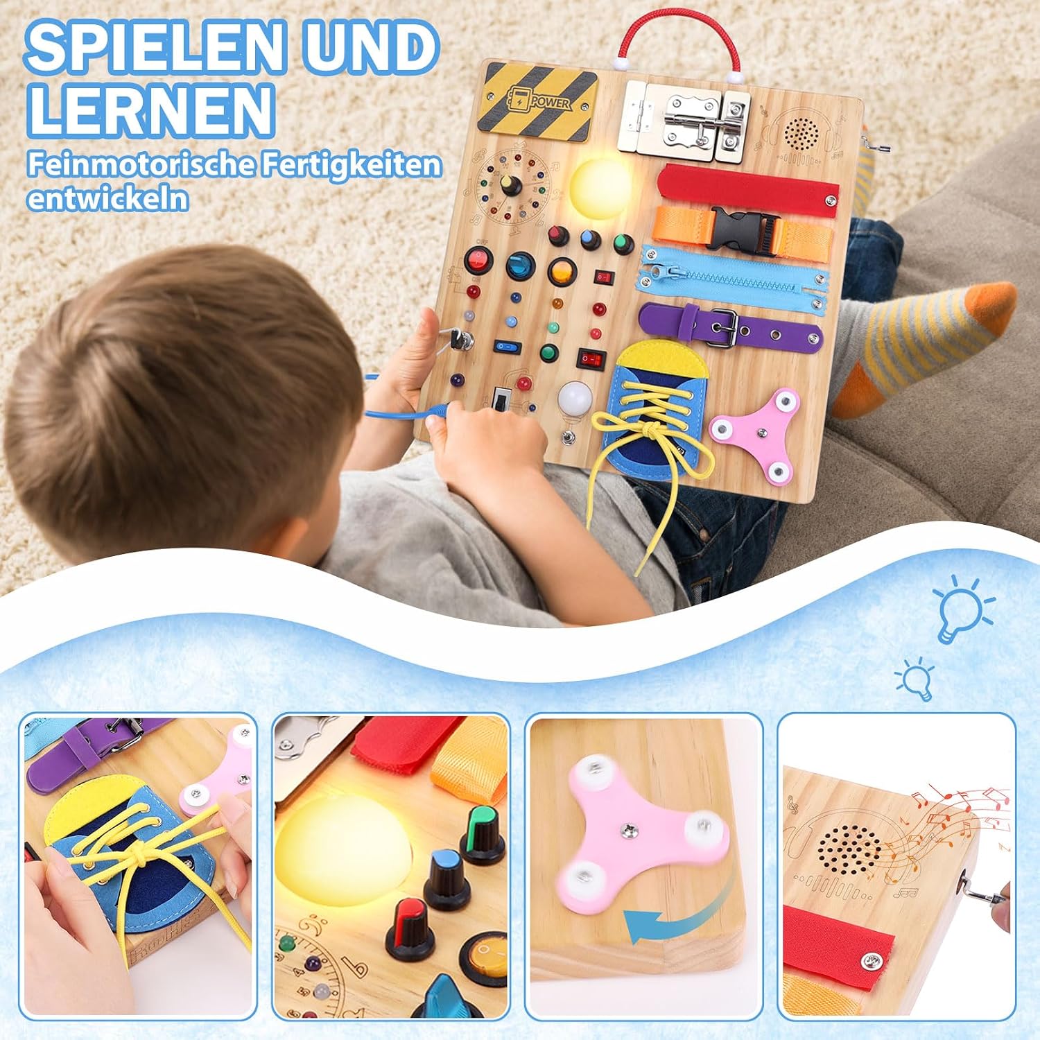 Thumbnail 3 de Montessori Busy Board 23 in 1