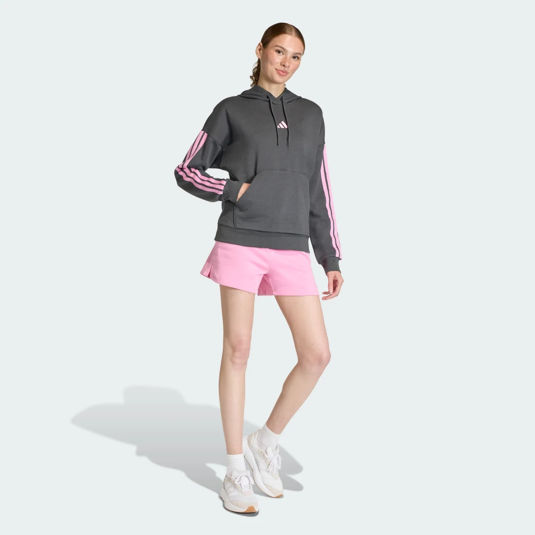 Thumbnail 2 de Pantalón corto Essentials Small Logo Feel Cozy de Adidas – rosa
