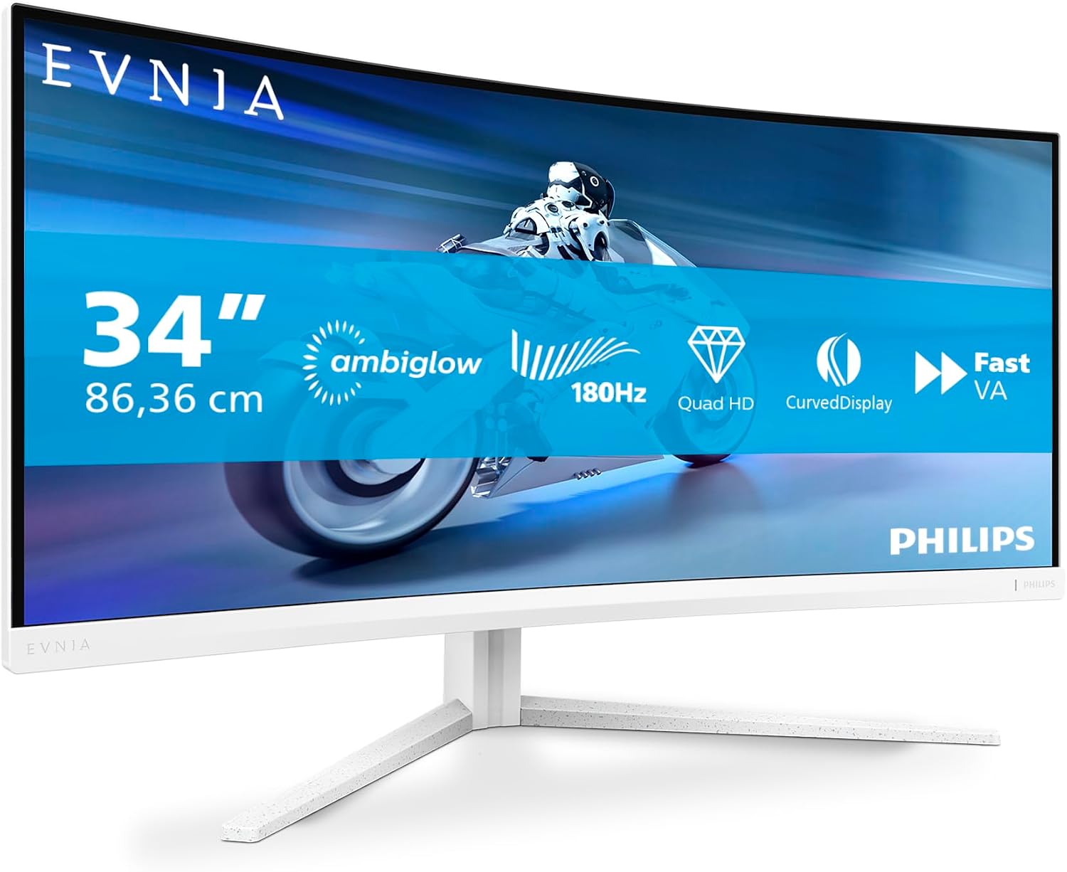 Detalle de Philips Evnia 34M2C5501A 34-inch WQHD curved monitor