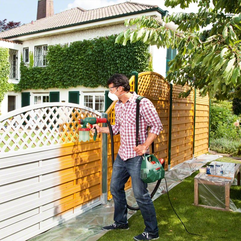 Detalle 2 de Bosch PFS 3000-2: Pistola de pintura 1L, 650 W, para interior y exterior