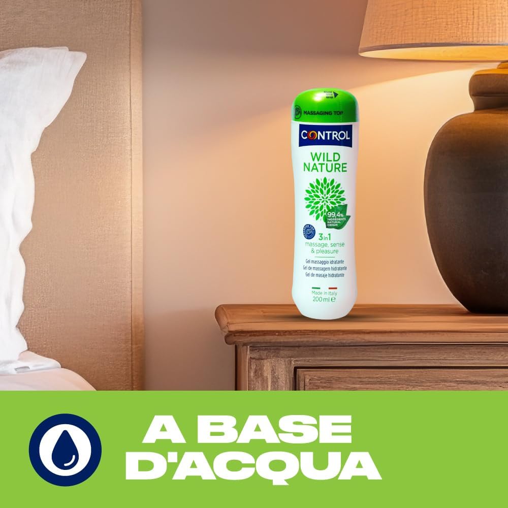 Detalle de Gel massaggio Control Wild Nature 200 ml