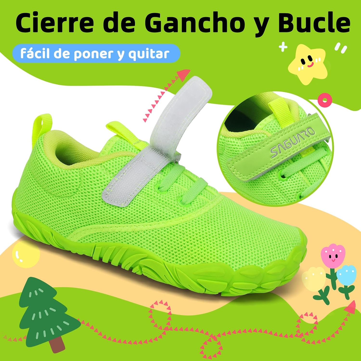 Thumbnail 3 de SAGUARO Zapatillas Barefoot Niños Antideslizantes