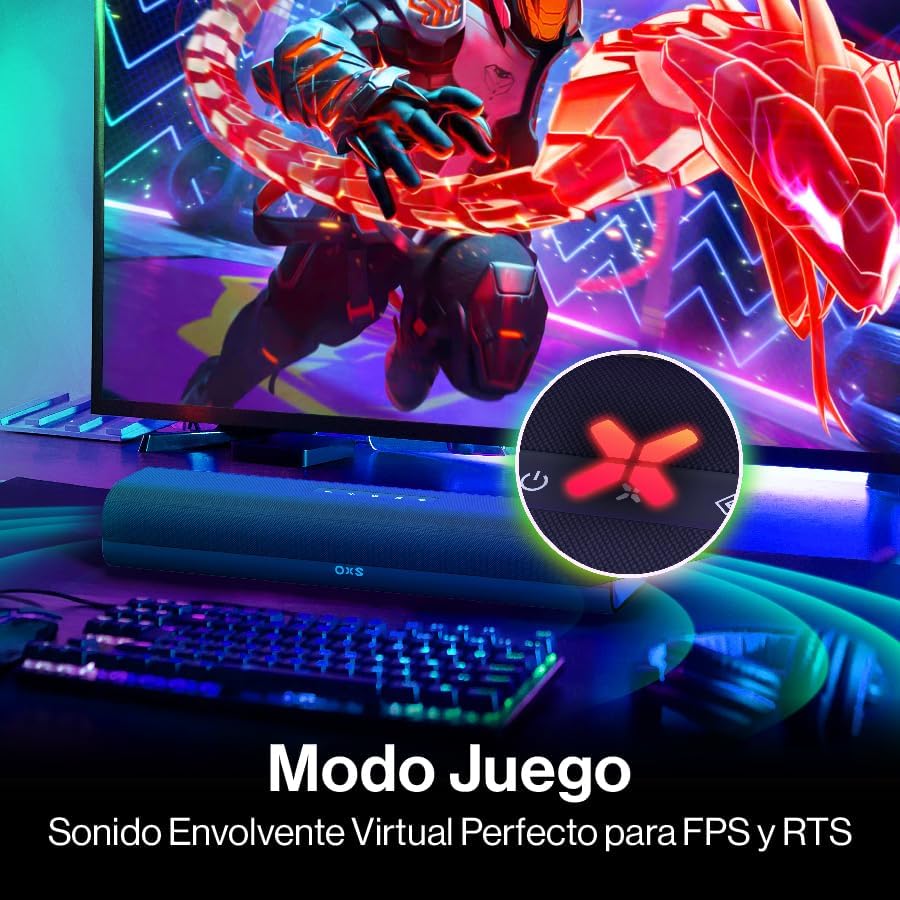 Thumbnail 5 de OXS Thunder Lite Barra de Sonido Gaming 🎮, Audio Inmersivo