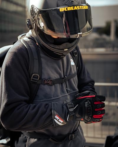 Detalle 2 de IRON JIA'S Guanti moto invernali impermeabili touchscreen ⛑