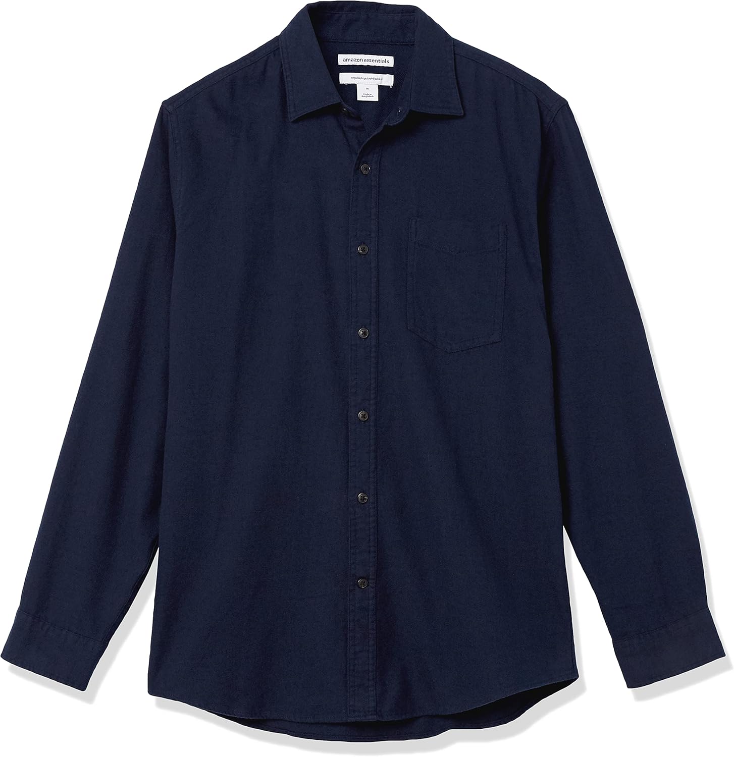 Thumbnail 5 de Amazon Essentials men’s long-sleeved flannel shirt (discontinued colours) in regular fit