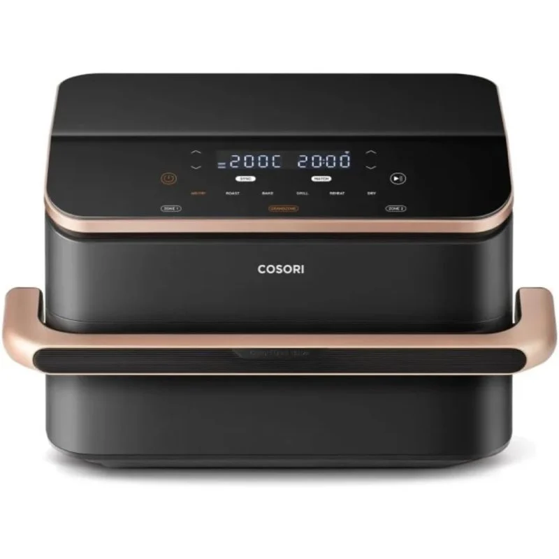 Detalle de Cosori Dual Blaze Twinfry Chef Edition 10L: freidora de aire con doble cesta y 2800 W