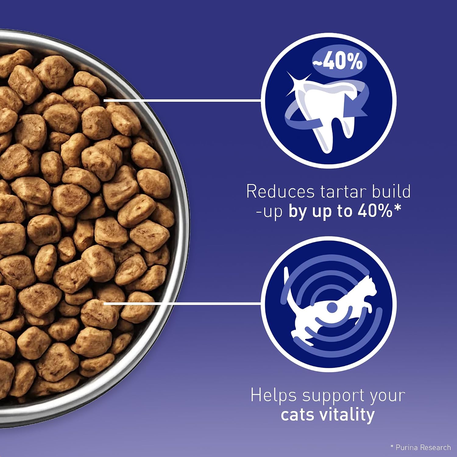 Detalle de Purina One Salmon Dry Cat Food 800g (Pack of 4) – Adult Cat Nutrition
