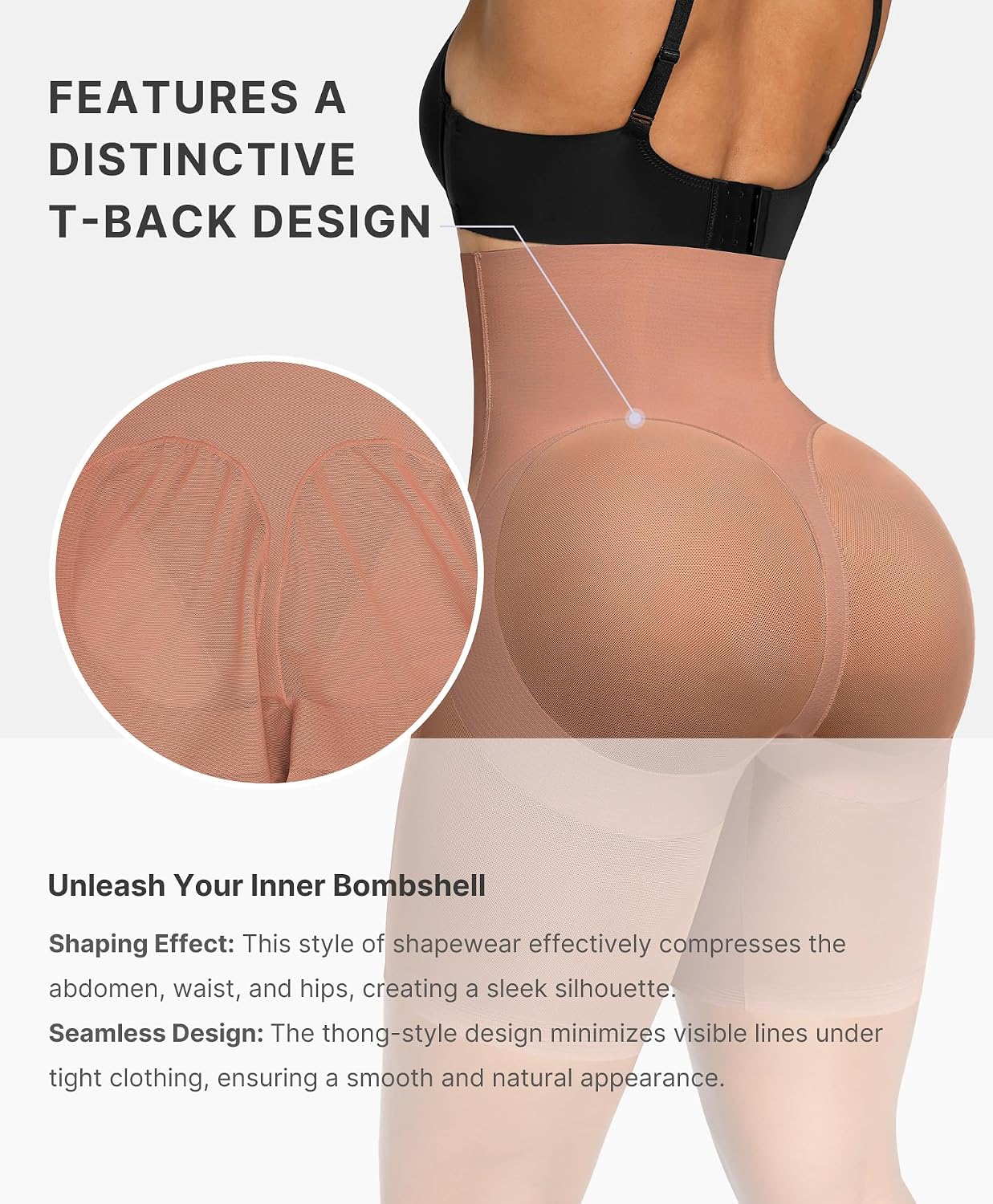 Thumbnail 6 de SHAPELLX Shapewear for Women High Waist Tummy Control Shorts 🍑