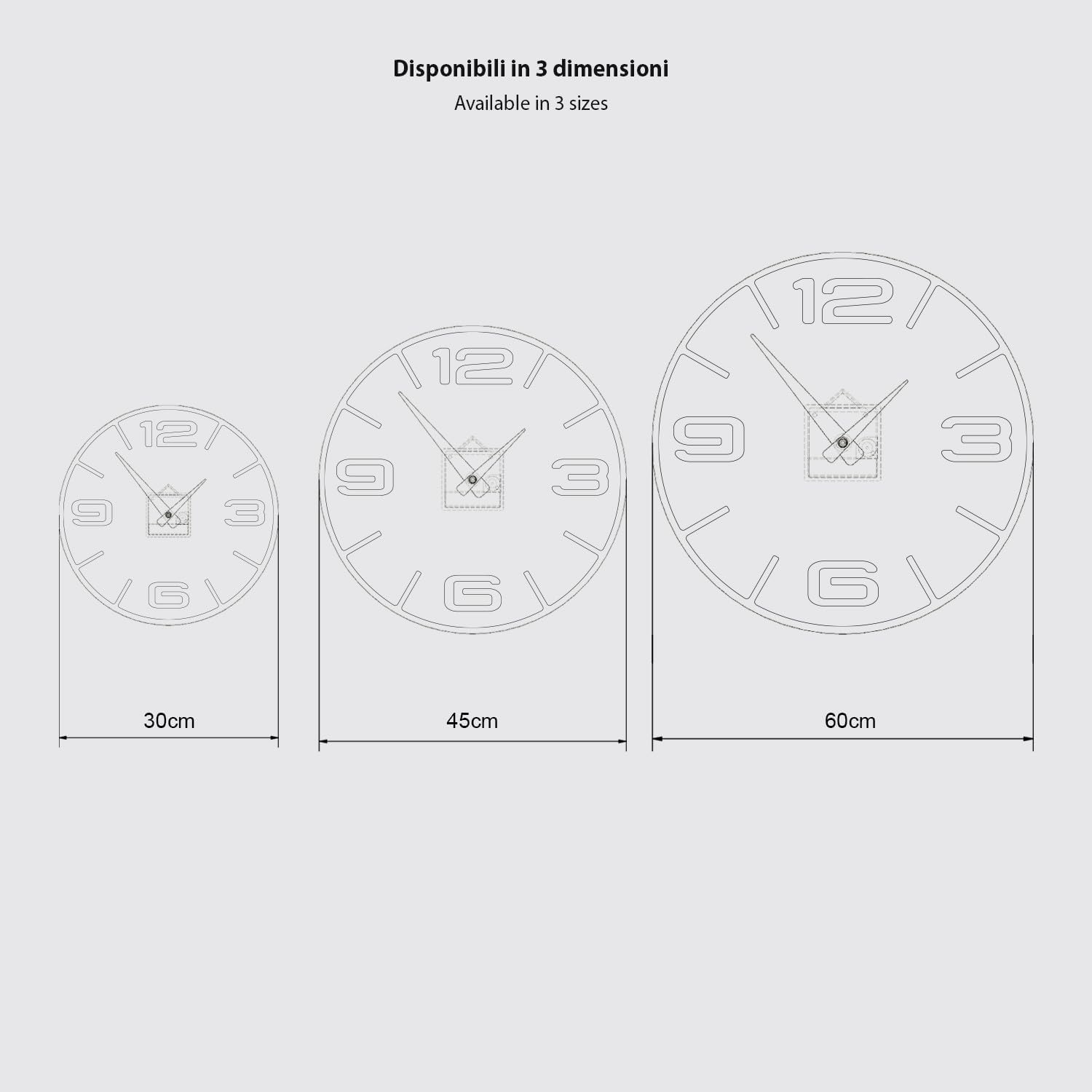 Thumbnail 5 de Giallobus Reloj de Madera MDF 30x30cm 🕒 Idea de Regalo