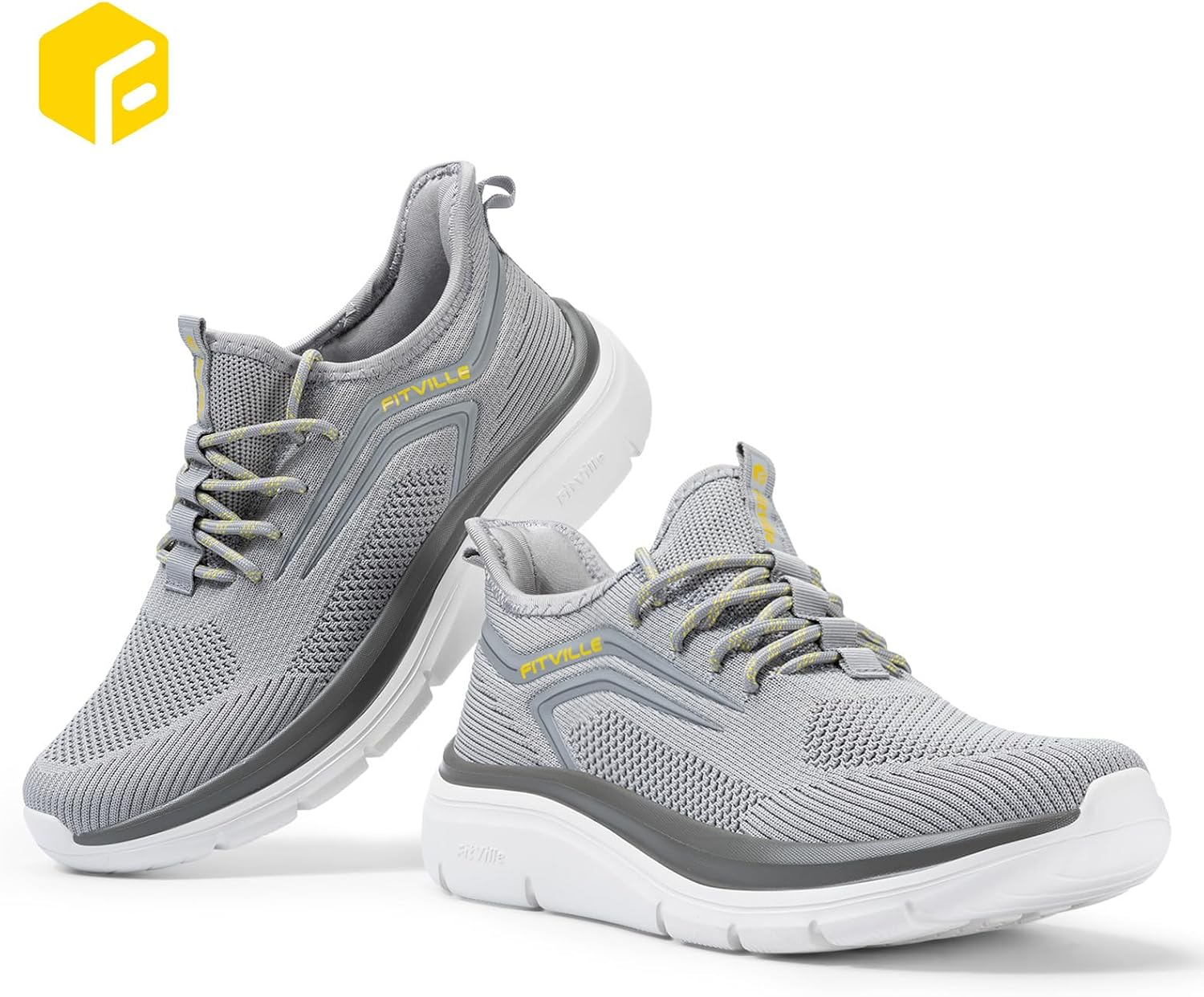 Thumbnail 5 de Extra Wide Fit Trainers Slip On Arch Support