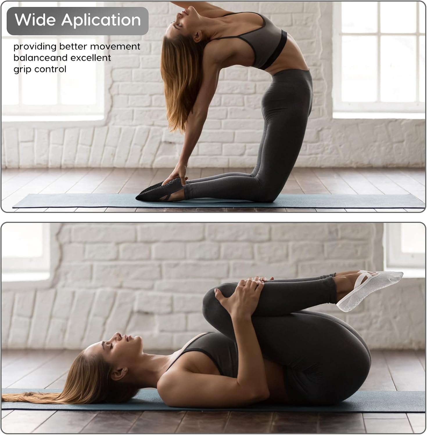 Thumbnail 5 de Bafiwu calcetines Pilates antideslizantes 35‑40