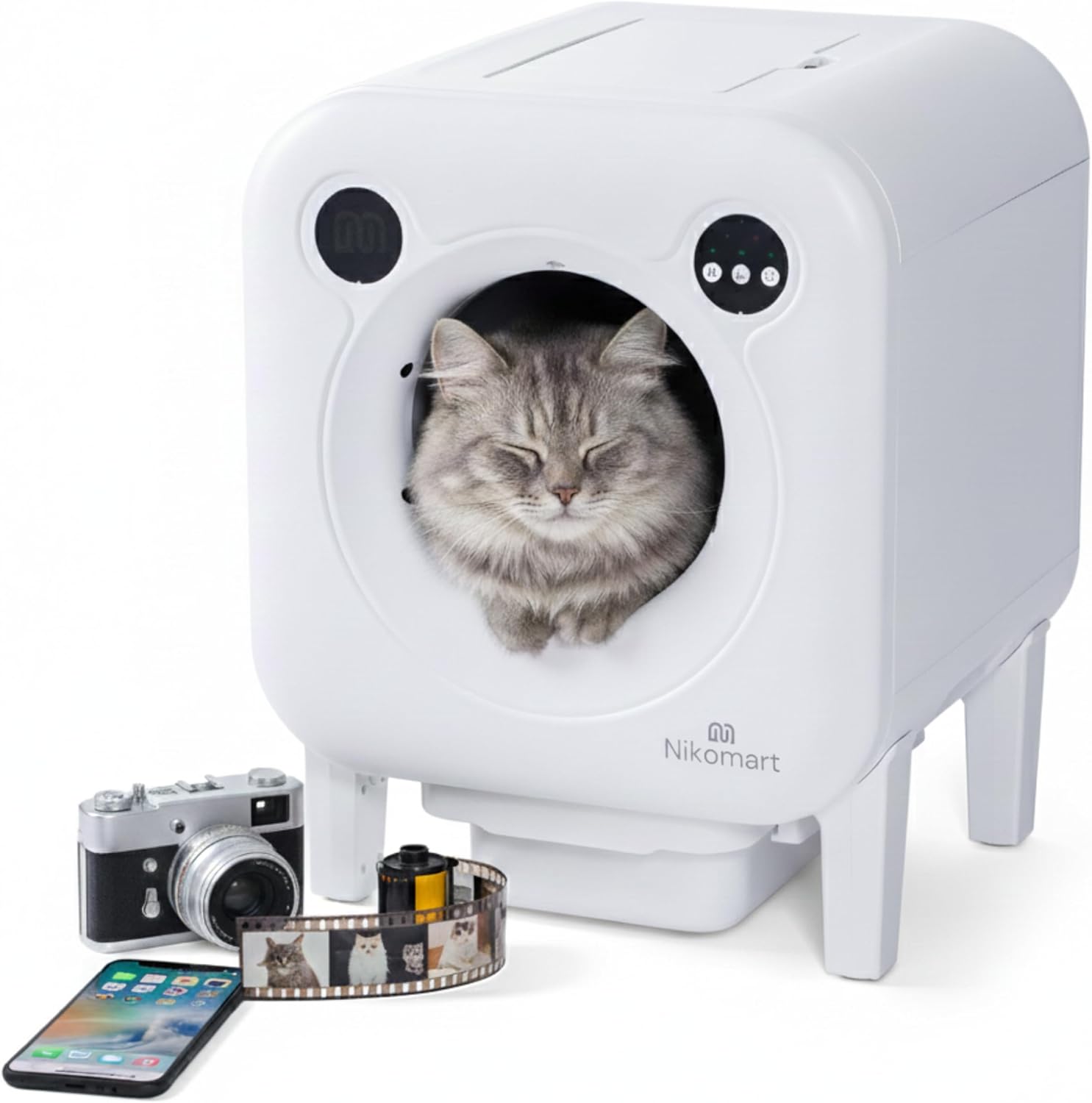 NIKOMART 75L Automatic Cat Litter Box