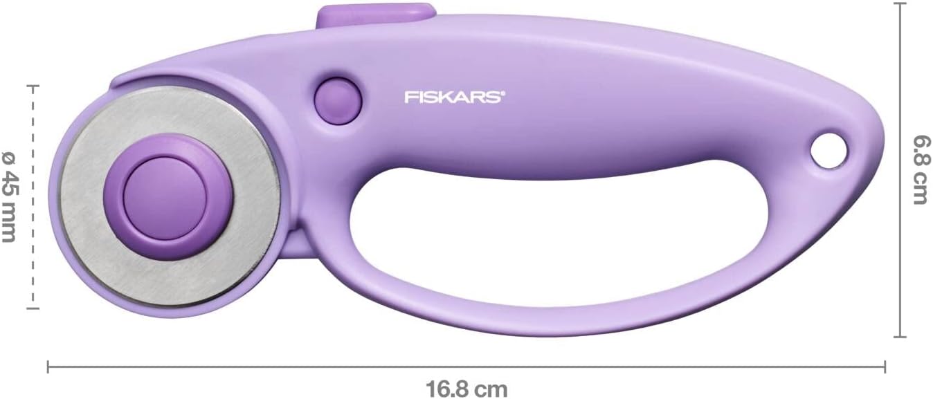 Detalle de Fiskars Cutter Rotatif 45 mm – Ultra Lilas (1066464)