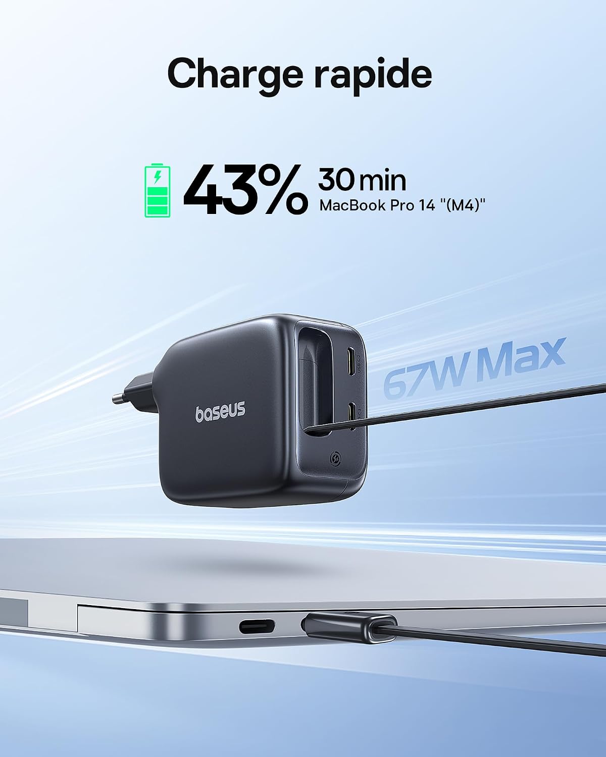 Thumbnail 1 de Baseus Enercore Chargeur USB C 67 W