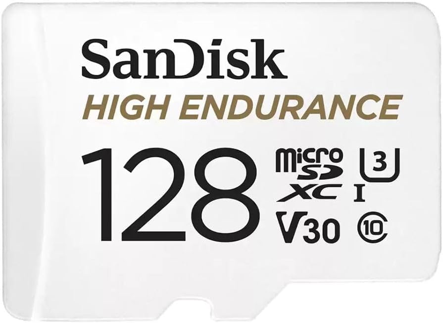 Detalle de Sandisk 128GB High Endurance Video microSDXC Card with Adapter (SDSQQNR-128G-GN6IA)