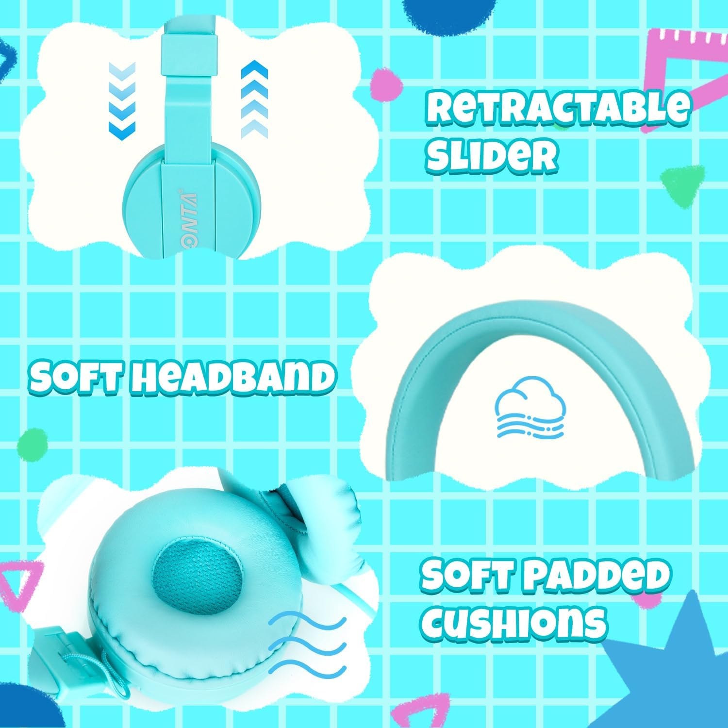 Thumbnail 2 de ONTA Kids Foldable Headphone