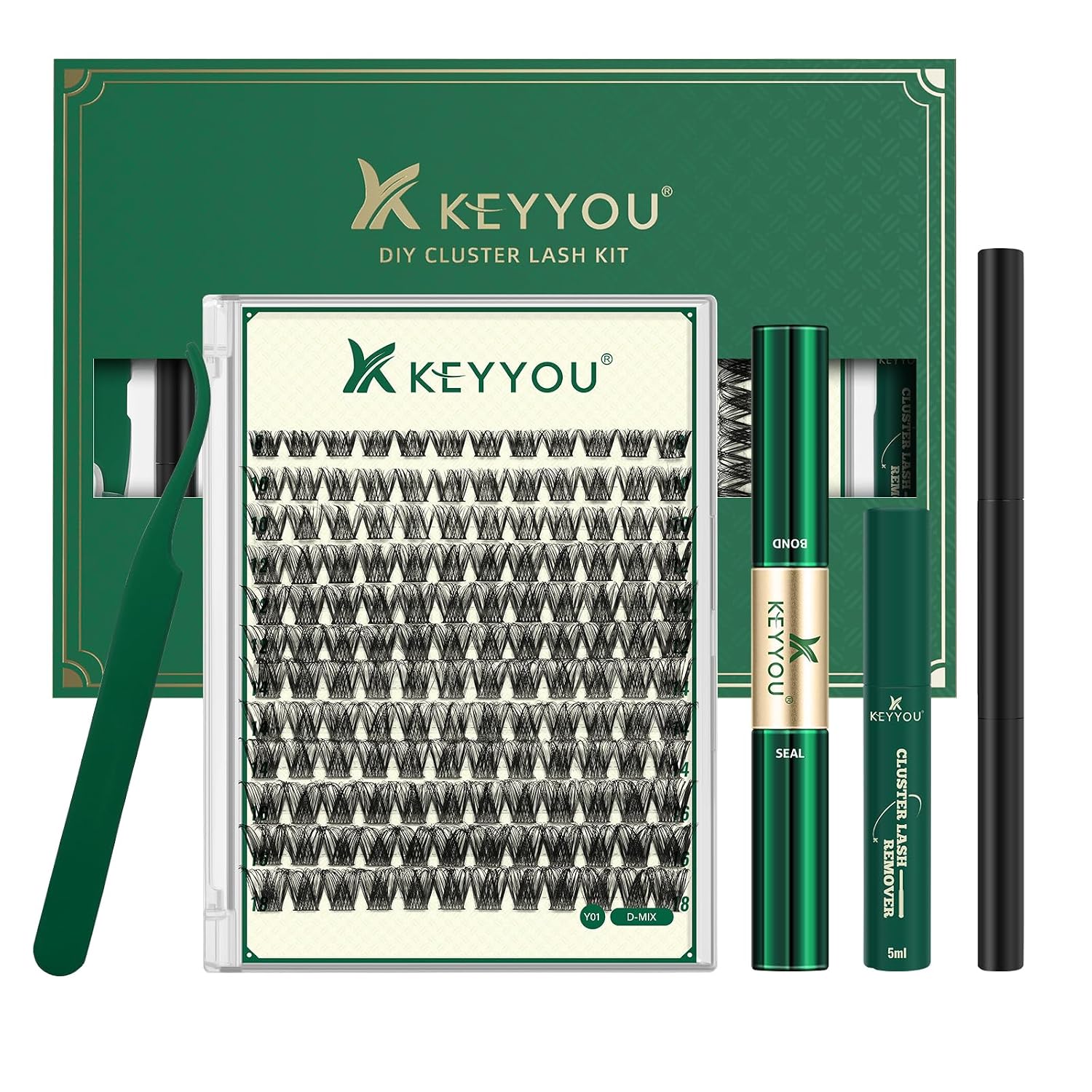 Imagen de KEYYOU Lash Clusters Kit 144 pcs en OfertitasTOP