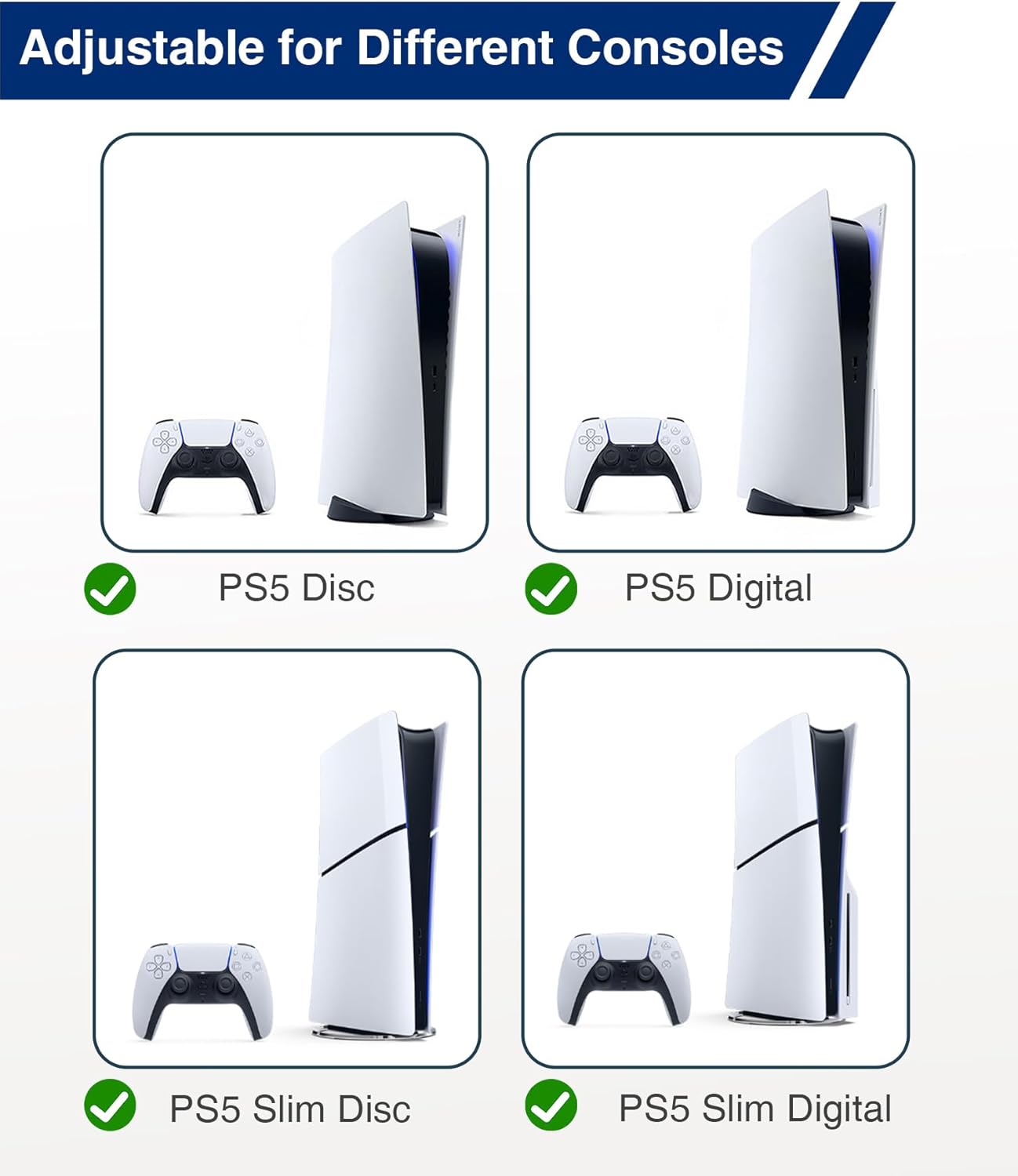 Detalle de Console wall mount for PS5, holds 33 lbs