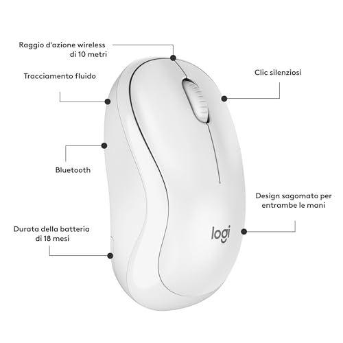 Thumbnail 6 de Logitech M240 Silenzioso Bluetooth Mouse: compatto, wireless e con rumore ridotto