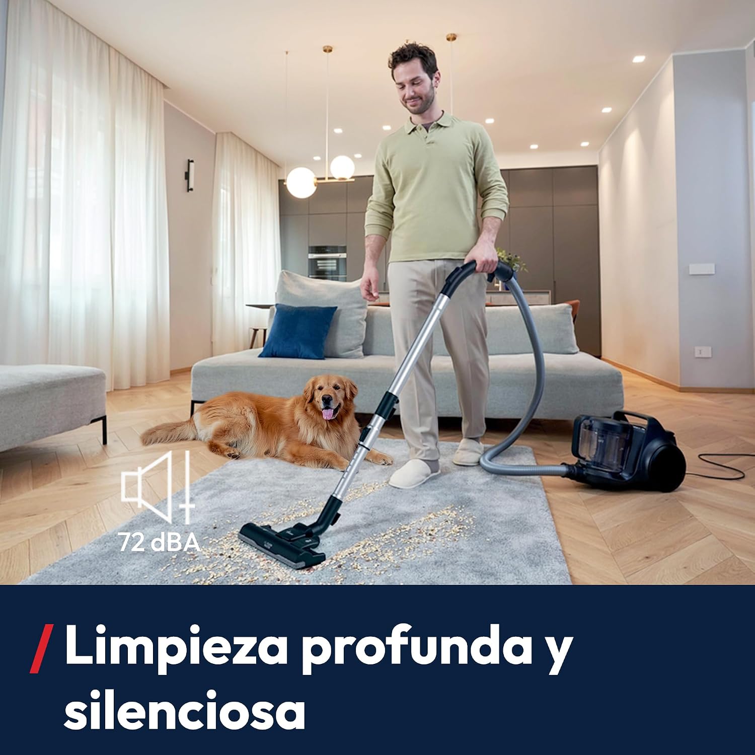 Detalle 1 de Hoover HP2 Aspiradora sin Bolsa potente 850 W