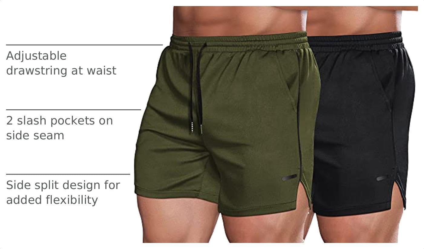 Thumbnail 3 de COOFANDY Men's Athletic Shorts, 5-Inch