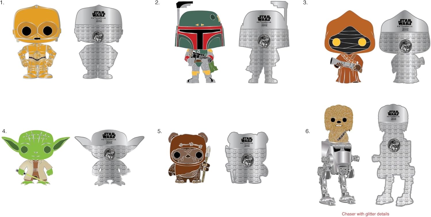 Thumbnail 1 de Loungefly Pin Disney Star Wars 🌟 Pin Coleccionable Esmalte