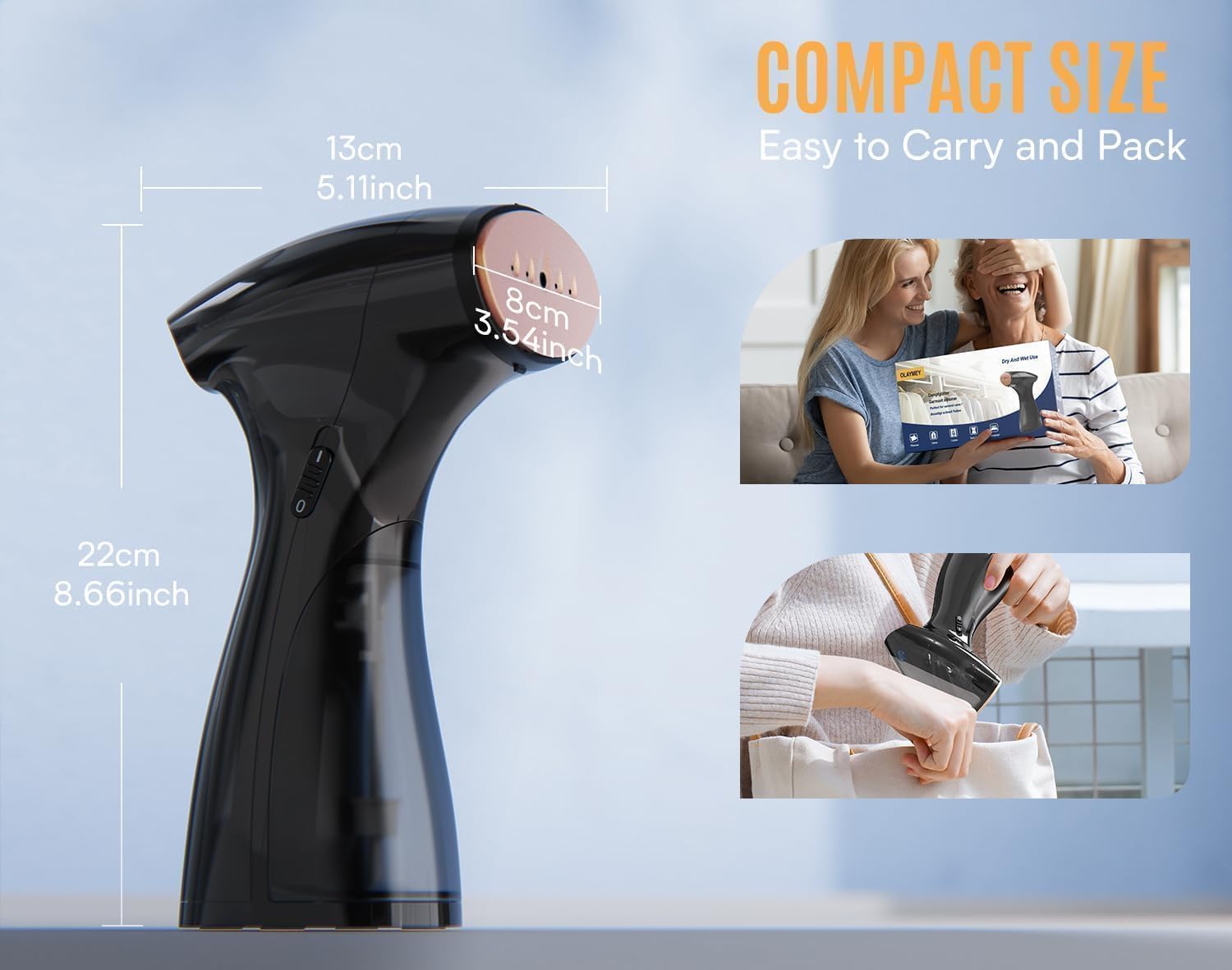Thumbnail 2 de OLAYMEY Clothes Steamer Handheld 1600W (GY2000)