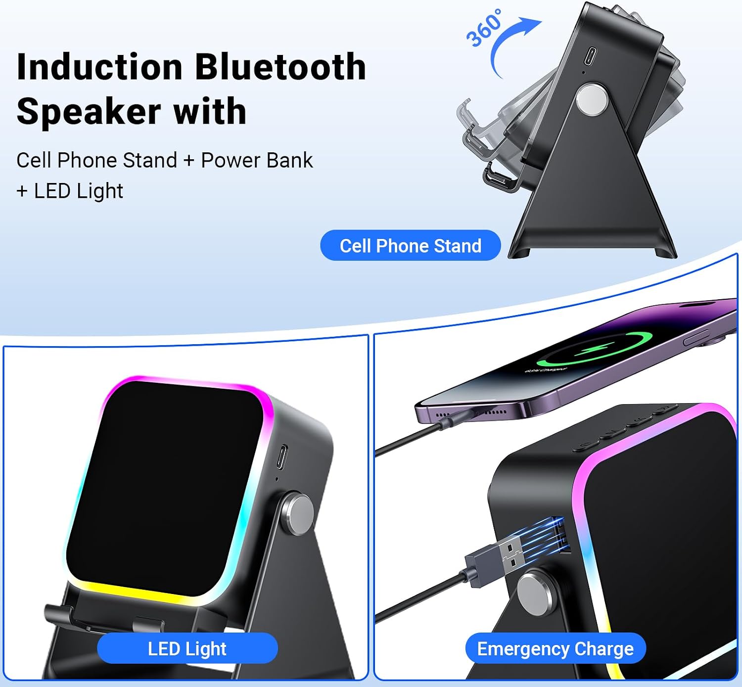 Thumbnail 4 de Induction Speaker 5-in-1 Wireless Stand