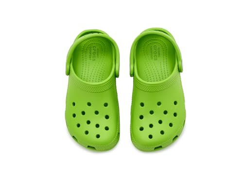 Detalle de Crocs zuecos clásicos Verdes para niño – talla 7 UK (7 UK Child) de Crocs