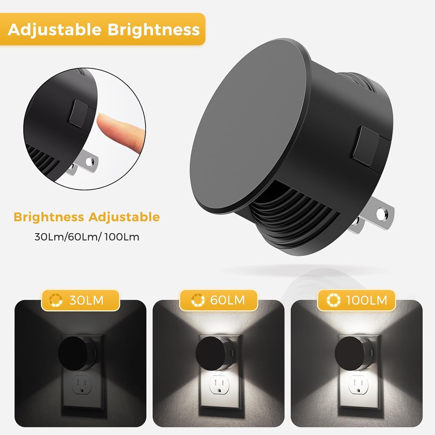 Thumbnail 2 de L LOHAS LED Night Light, 2-Pack