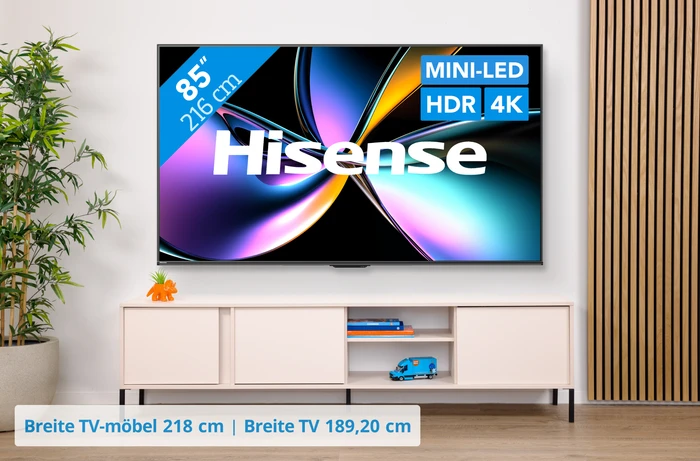 Thumbnail 12 de Hisense 85 Zoll ULED Mini-LED U79Q PRO (2025) + Hisense AX3120Q Set – TV und Soundbar im Paket