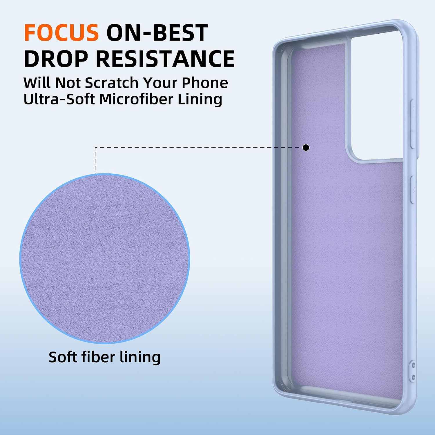 Detalle 2 de Samsung Galaxy S21 Ultra case, liquid silicone