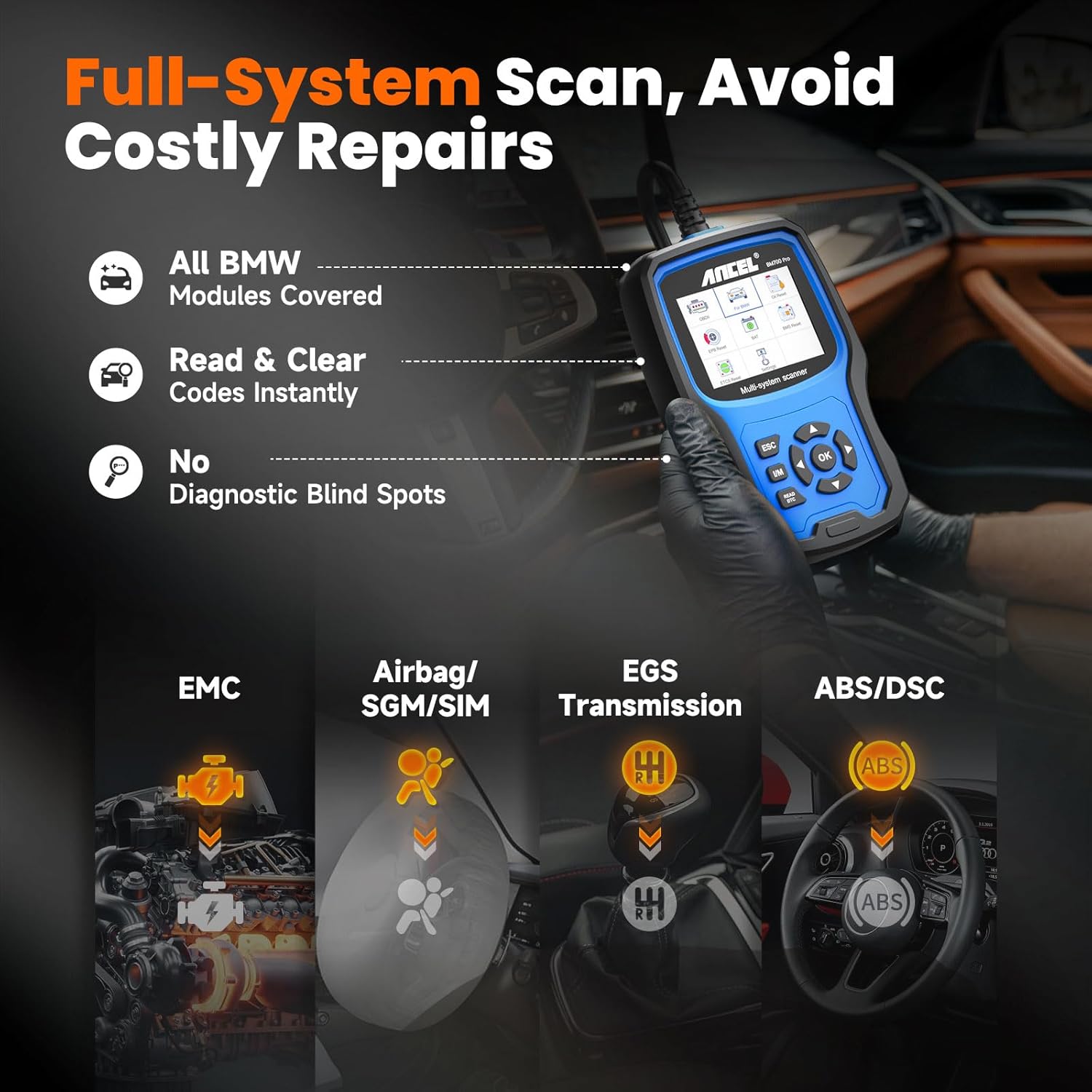 Thumbnail 4 de ANCEL BM700 PRO BMW diagnostic scanner 1-tool