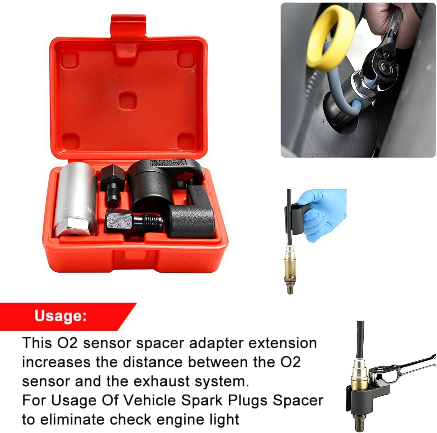 Detalle 2 de A ABIGAIL 5 PCS Oxygen Sensor Socket Kit
