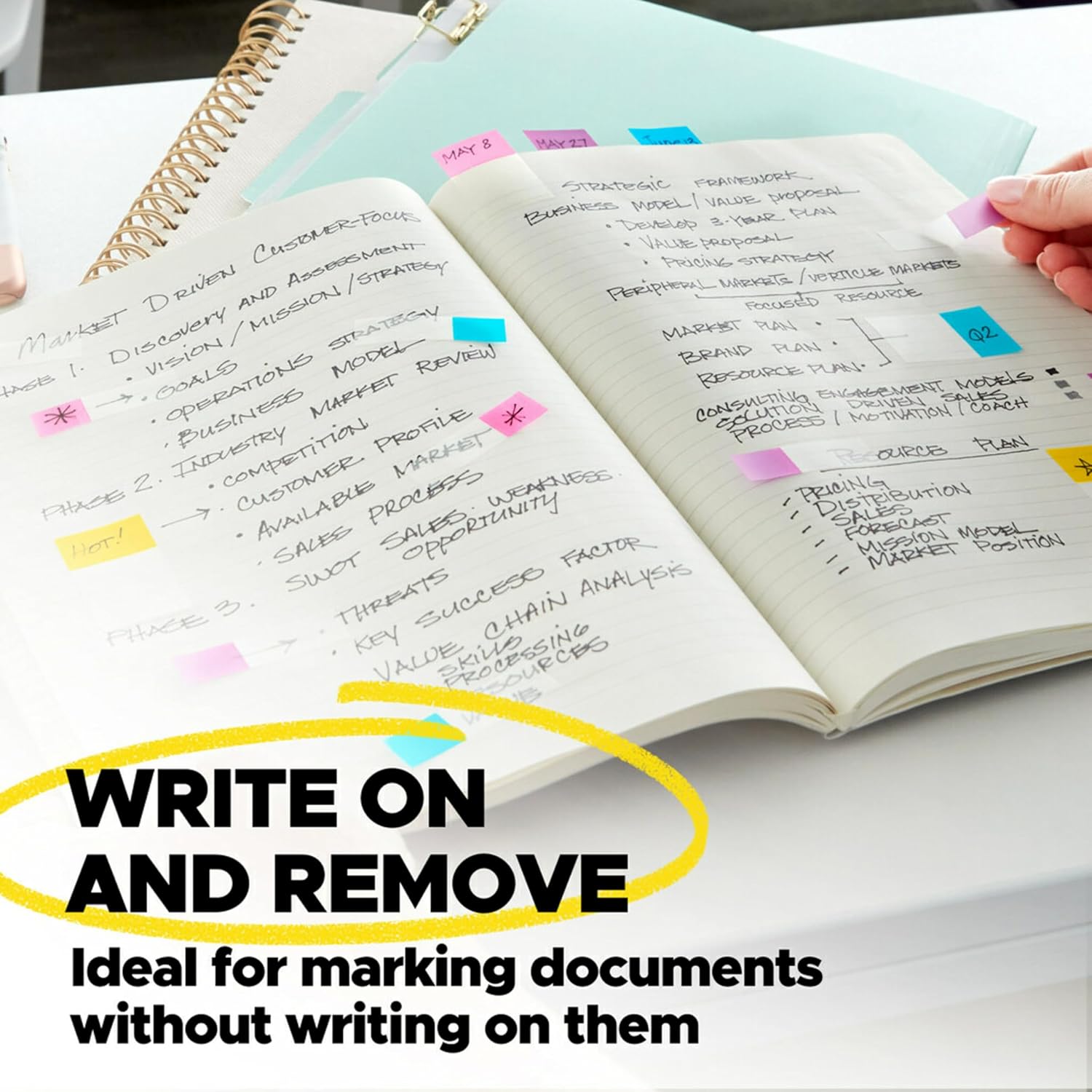 Thumbnail 4 de Post-It Marque-Page Petit 100 unités 11,9×43,2 mm