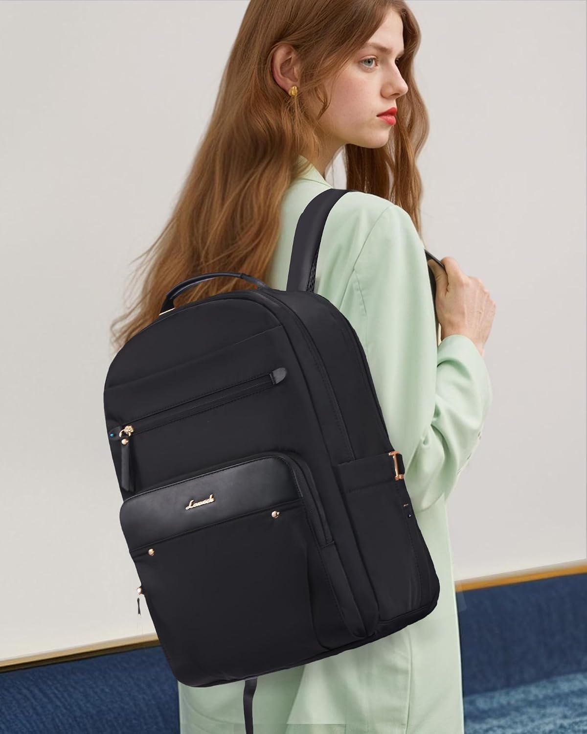 Detalle 2 de LOVEVOOK Laptop Rucksack 17 Zoll, wasserfest