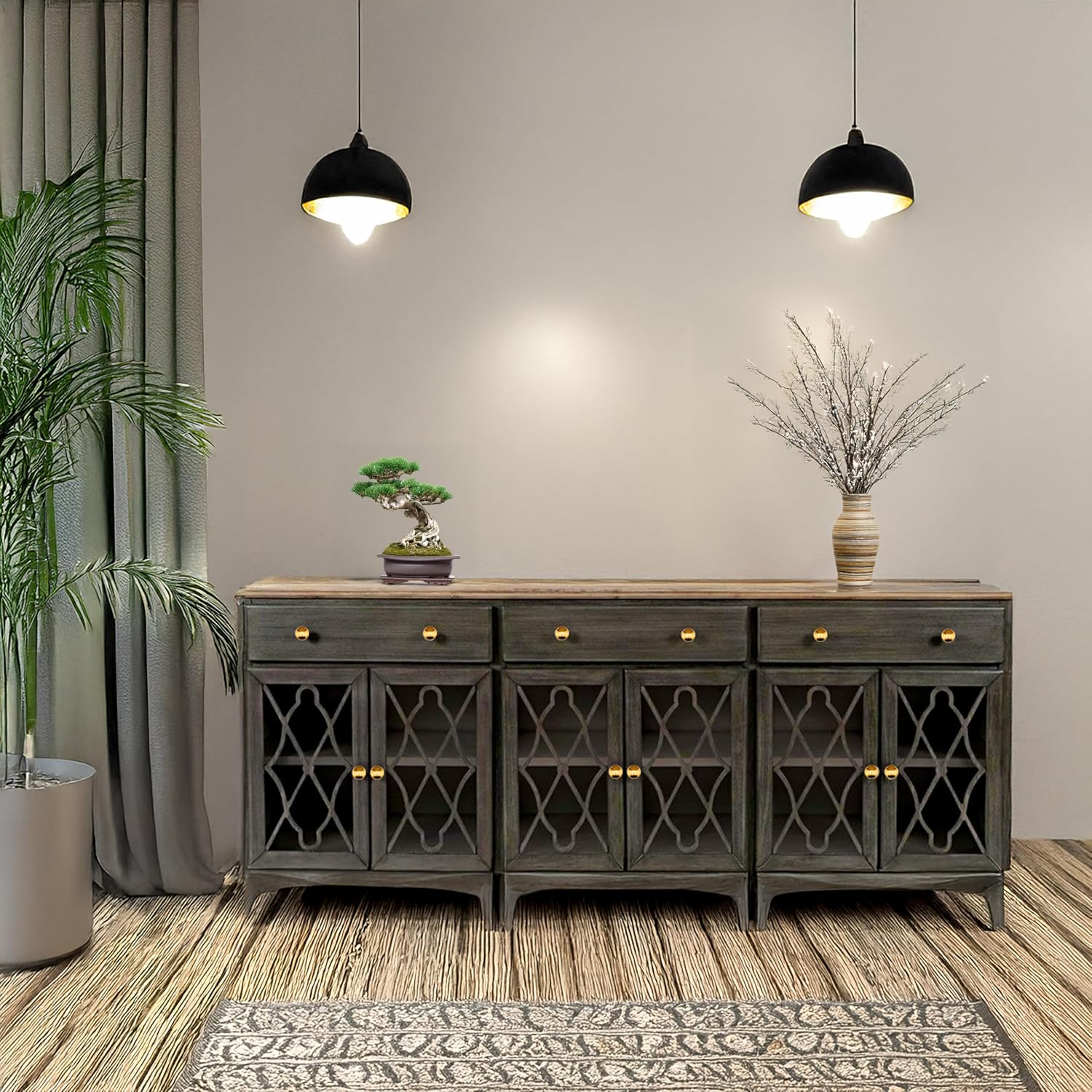 Detalle 2 de heimzeit Pomelli Armadio Nova in alluminio (8 pezzi, grande rotondo) grigio