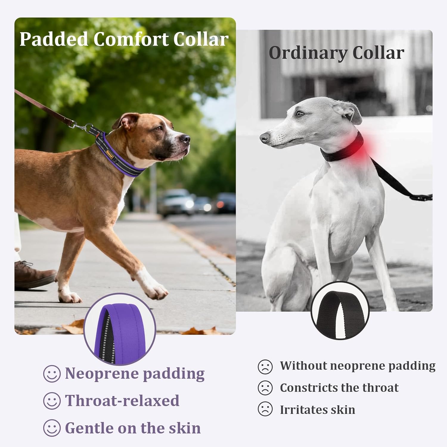 Thumbnail 2 de Mayerzon 3.8cm Wide Martingale Collar for Dogs (Large, Medium & Small) – Reflective, No-Pull with Buckle