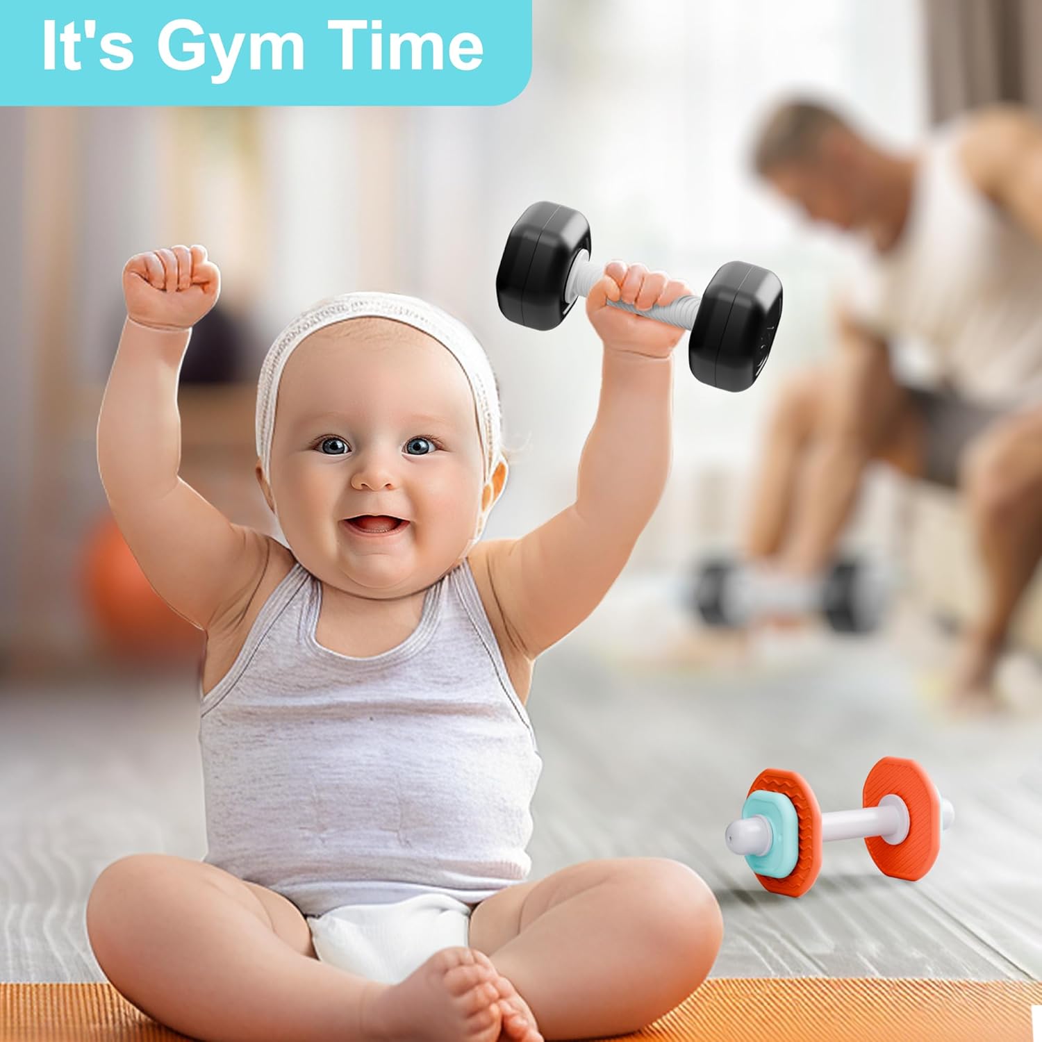 Thumbnail 6 de iPlay iLearn Baby First Gym Rattle Set — 4pcs