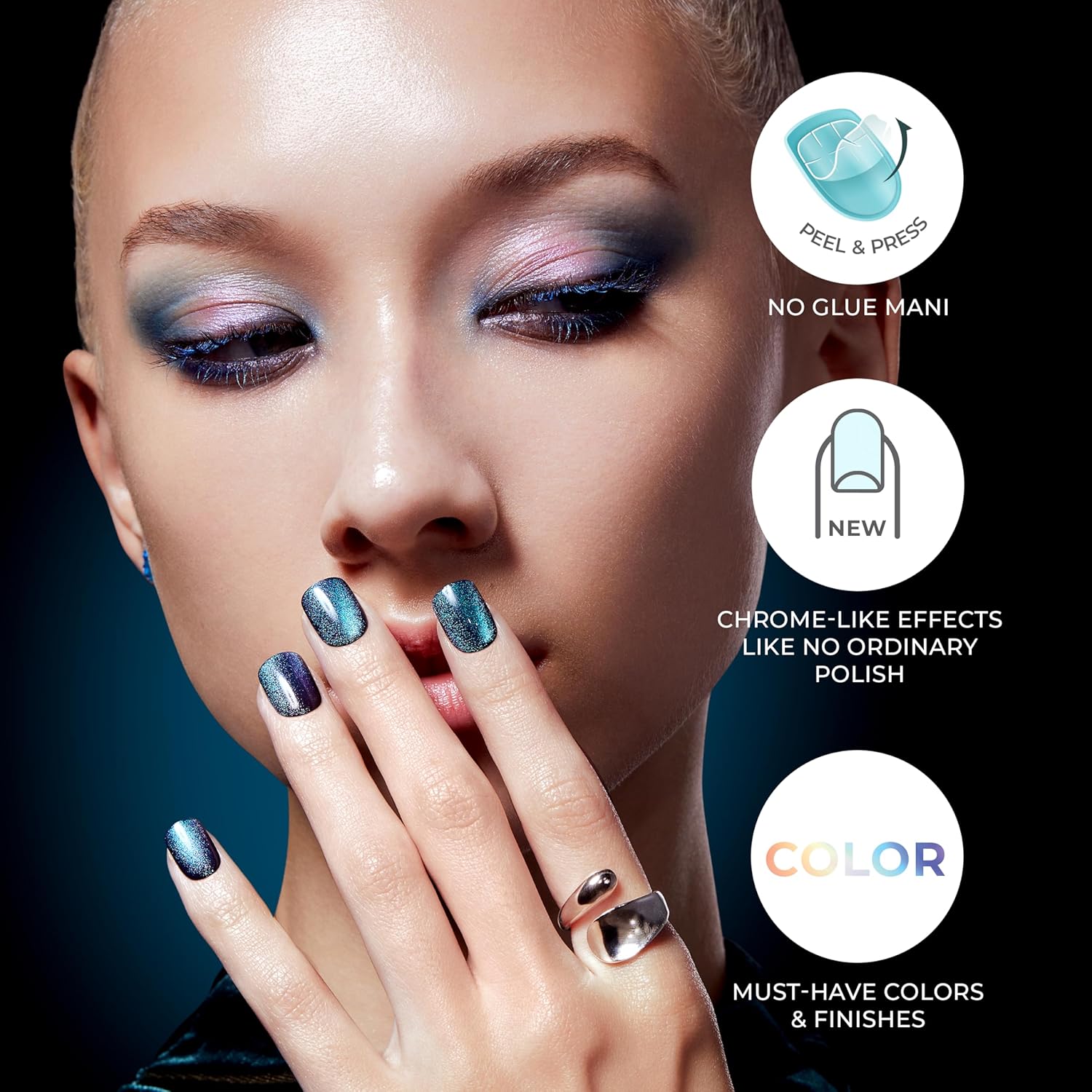 Detalle de KISS colorFX imPRESS Press On Nails - 30 unidades