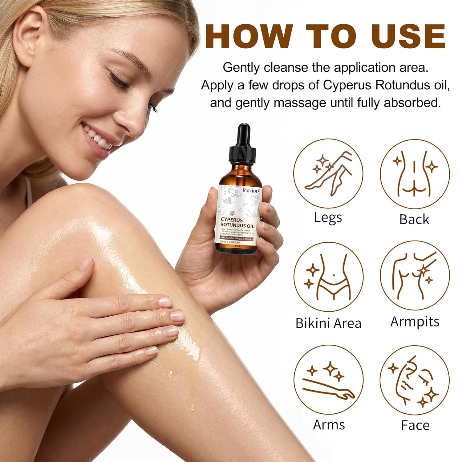 Thumbnail 4 de Rulviou Cyperus Rotundus Oil 4 fl oz