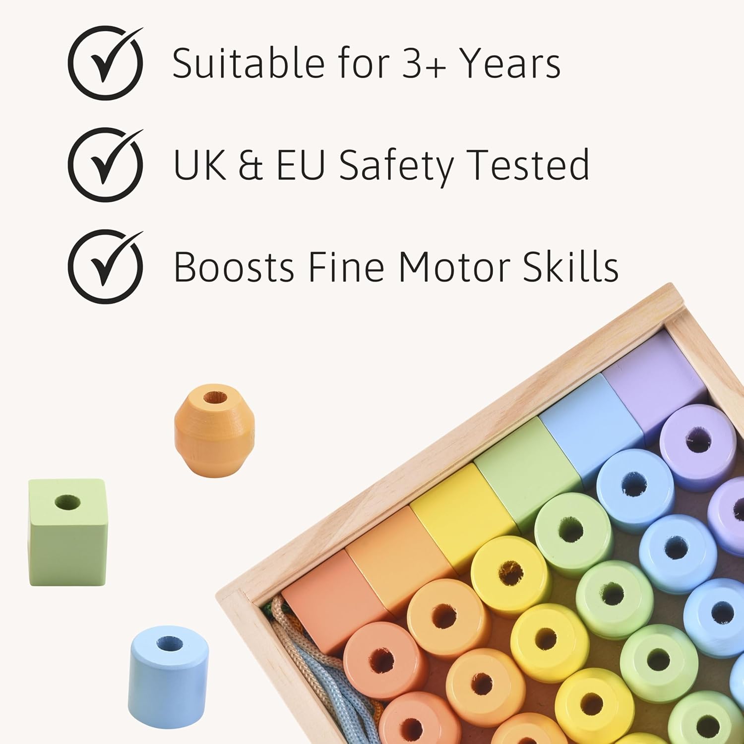 Thumbnail 3 de Jaques of London Toddler Threading Beads