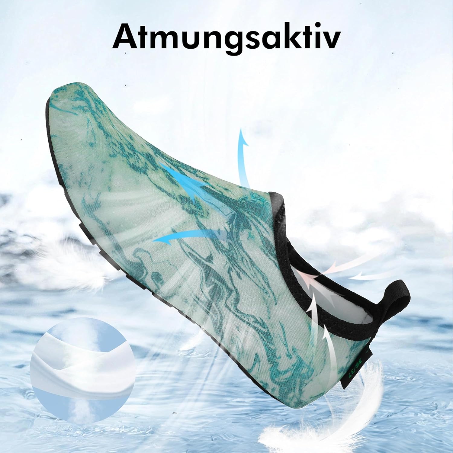 Thumbnail 4 de Chaussures d’eau SAGUARO pour homme & femme – séchage rapide, semelle antidérapante (EU 36 à 47)