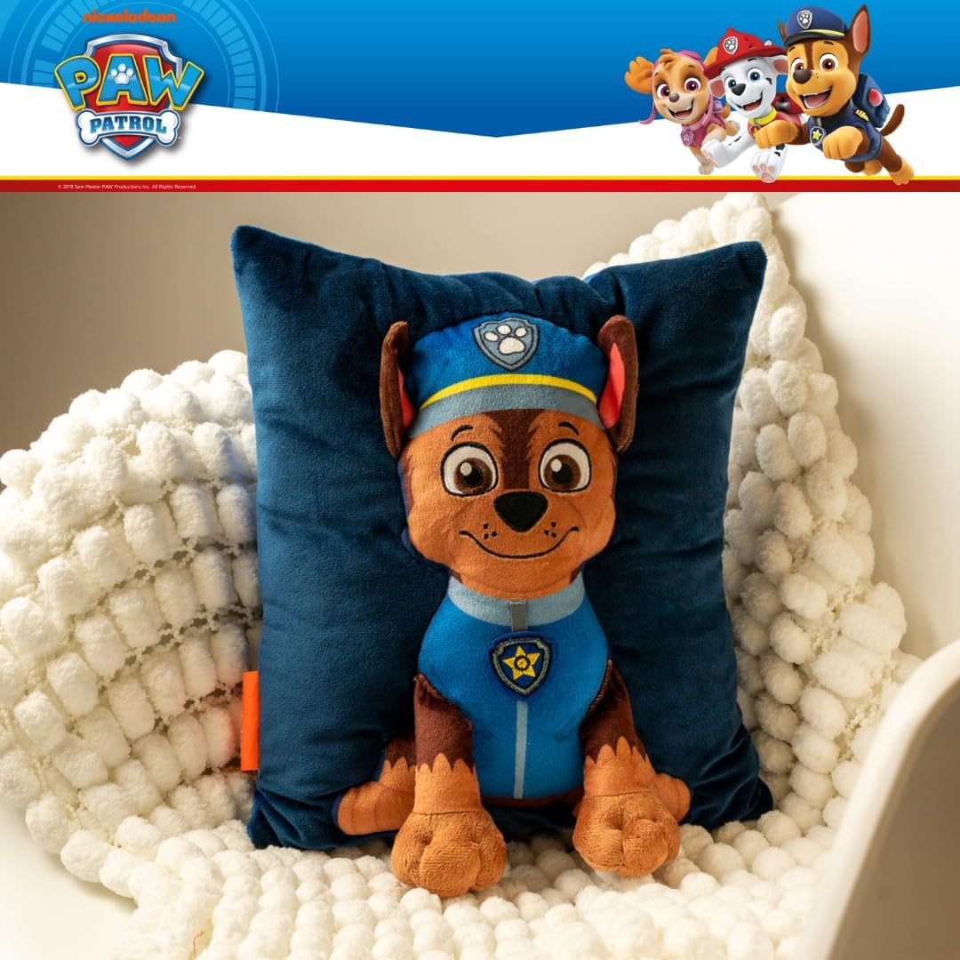 Detalle 2 de Franco Paw Patrol Chase Plush Snuggle Pillow