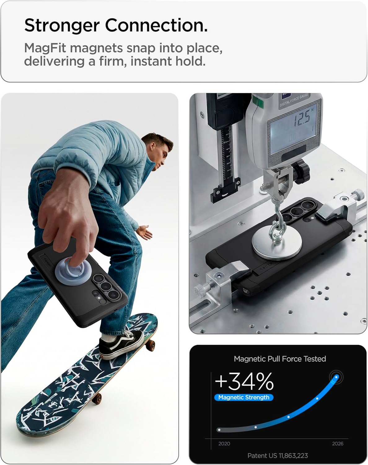 Thumbnail 2 de Spigen Tough Armor MagFit Case for Galaxy S26 Ultra (with Kickstand) – Black