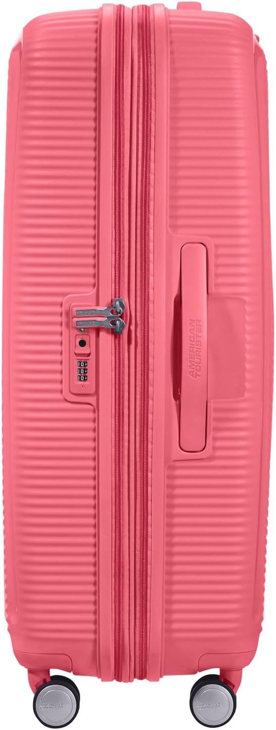 Detalle de American Tourister Soundbox valise Spinner L extensible 77 cm Rose Sun Kissed Coral (97/110 L)
